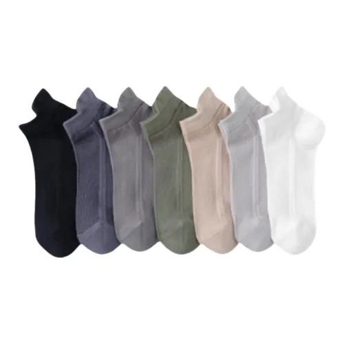 Tingqu Низкие носки для мужчин упаковка из 7 штук