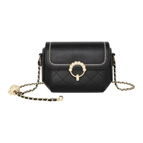 TUCANO Сумка через плечо из коровьей кожи маленькая женская черная