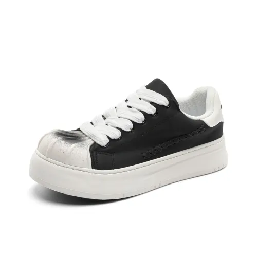 GOBLIN SHARKS 1759 Покрытие Slip-Resistant Легкий Низкий Топ Скейтборд Кроссовки Мужские Черные