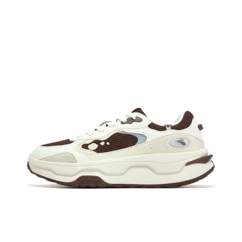 361° Peach Crisp Slip-resistant Abrasion-resistant Breathable Low-top Casual Men's Coffee Brown