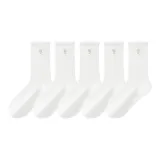 5 пар (Белый *5)