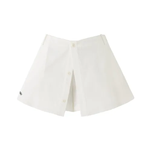 SOON FLOWER Повседневные шорты Женские Белые