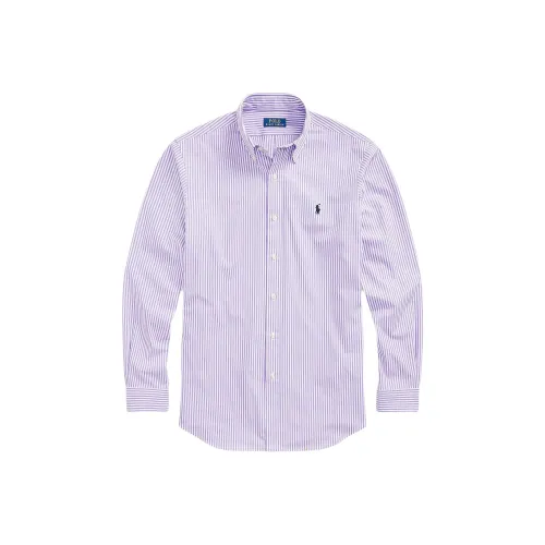 Polo Ralph Lauren SS24 Рубашка Мужская Фиолетовая