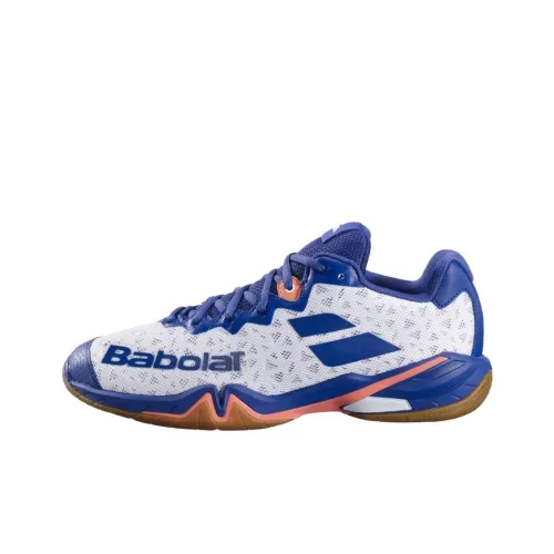 Babolat SHADOW 4 Бадминтонная обувь Низкий топ Белый Синий Мужской