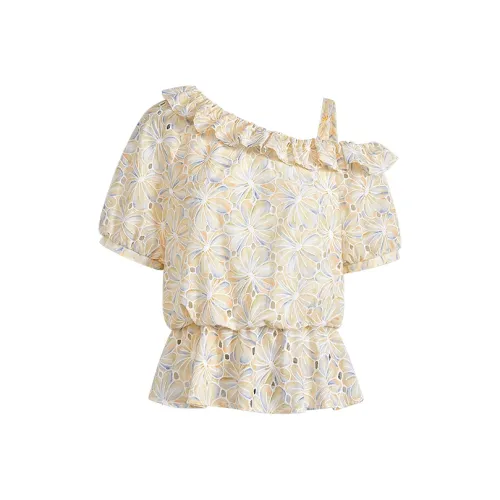 KUOSE Светло-желтые женские рубашки