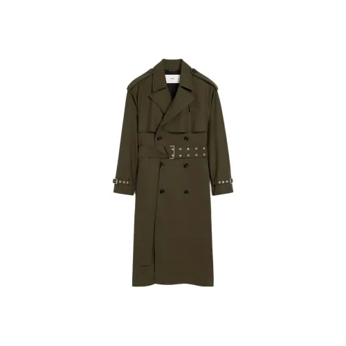 AMIPARIS Тренчкот Мужской Черный Оливковый