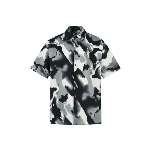 98SQUID Черная унисекс рубашка