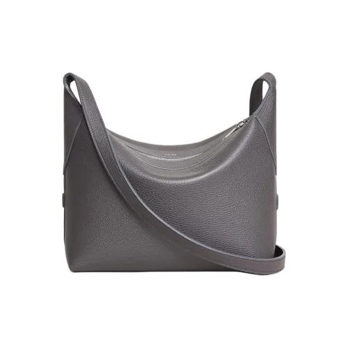 CELINE Телячья кожа Сумка через плечо Маленькая Женская Серый