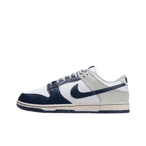 Nike Dunk Скейтборд Кроссовки Низкие Белые и Синие Мужские