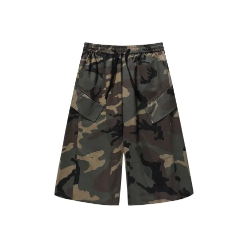 JIARONG Камуфляж Унисекс Шорты Карго