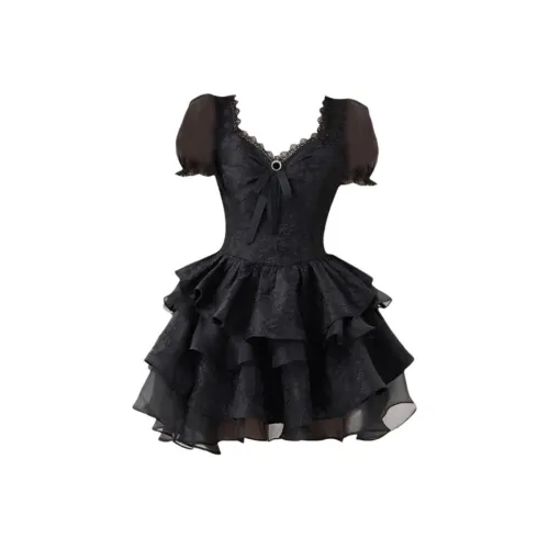 AFGGD Короткий рукав Платье Женское