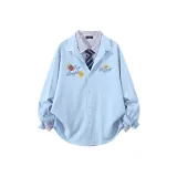 Светло-синий (без воротника)