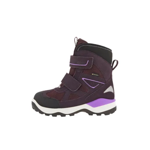 Ecco SNOW MOUNTAIN Детские утепленные сапоги MID Топ Фиолетовый Kids