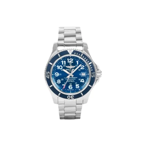 BREITLING Автоматический Механический Часы Мужские Super Ocean Collection 42 мм Синий