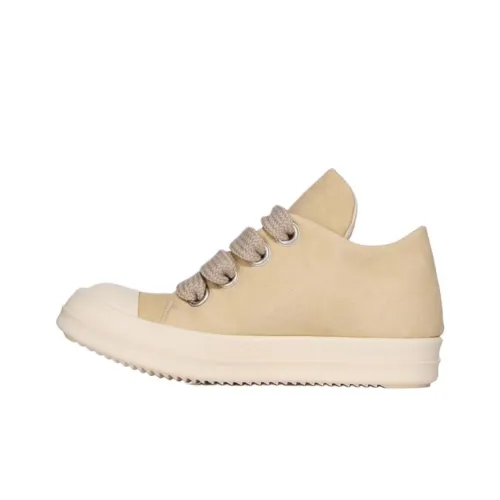 Rick Owens DRKSHDW Low-Top Canvas Shoes Yellow Women's