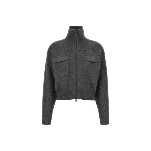 BRUNELLO CUCINELLI Трикотаж Женский Серый
