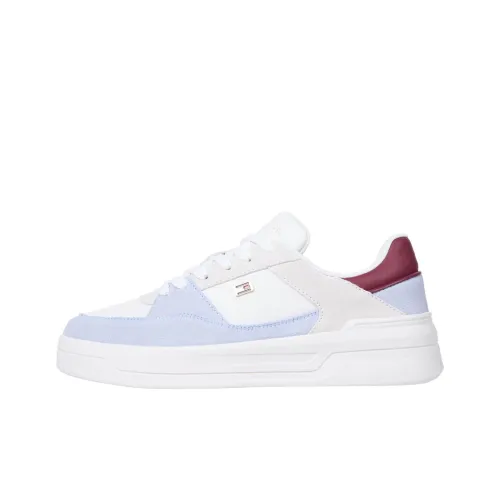 Tommy Hilfiger Zapatillas Скейтборд Кроссовки Низкие Белые и Синие Женские