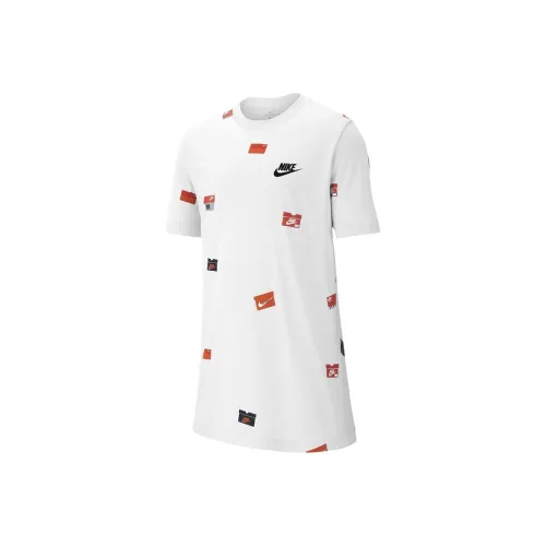 NIKE Белые Детские Футболки