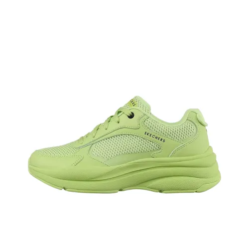 Skechers STREET TWISTERZ Низкий топ Повседневная обувь Женская Зеленая