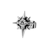 Одиночные серьги-гвоздики Polaris [Белый]