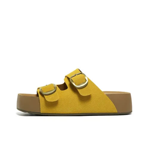 FOREVER 21 Тихий Антизапахивающий Устойчивый к истиранию Слипоны Женские Желтые