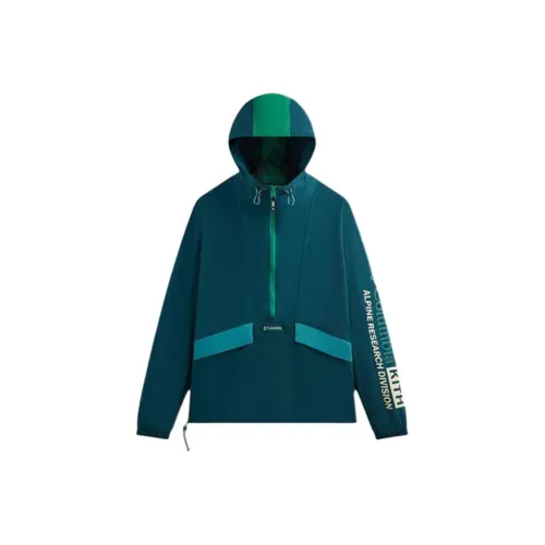 Kith Columbia Co Бренд Зеленая Унисекс Куртка