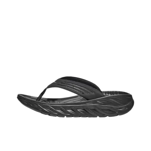 HOKA ONE ONE Ora Recovery Flip Flops Черный/Темный Устрично-серый Мужской