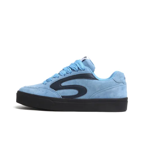 SINPERCO Износостойкие и Легкие Низкие Кроссовки для Скейтбординга Женские Черные