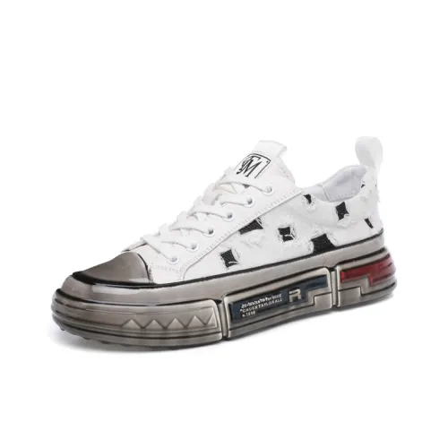 ZUOSAISI Амортизация Устойчивый к истиранию Дышащий Отводящий влагу Легкий Низкий Топ Повседневная обувь Мужская Белый