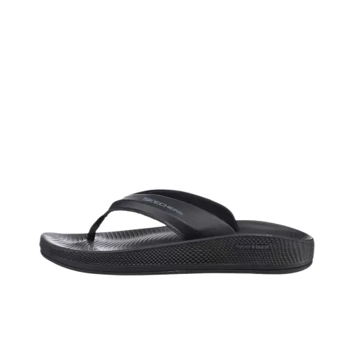 Skechers Hyper Slide Резиновая подошва Устойчивая к истиранию Шлепанцы Мужские Черные