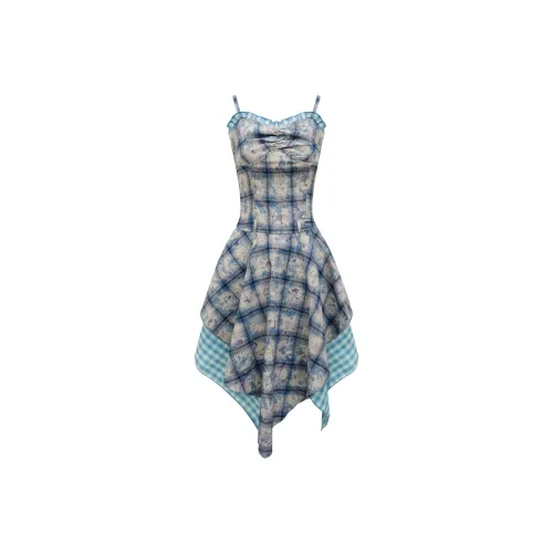 AURORA MUSE Синие Женские Слиплатья