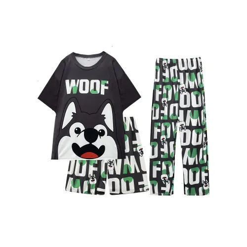 QIAONITONG Cute Puppy Men's Pajama Sets QIAONITONG Cute Puppy Мужские пижамные комплекты