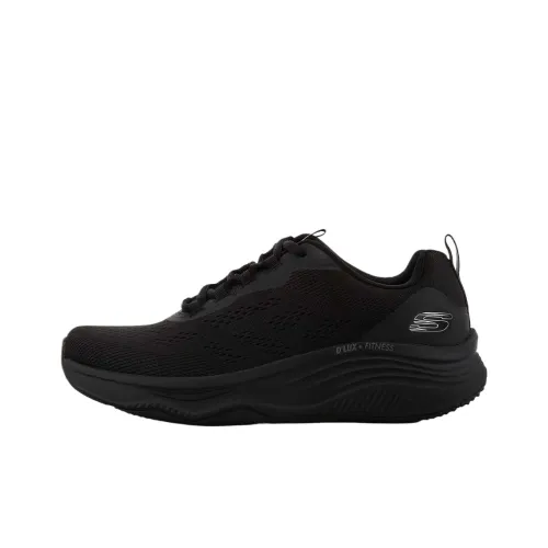 Skechers DLUX FITNESS Износостойкий Низкий Топ Повседневная Обувь Мужская Черная