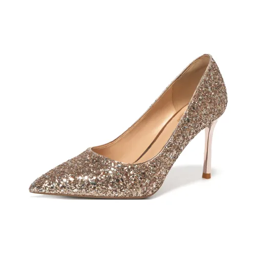Lanza Низкий каблук Высокие каблуки Женские Золото
