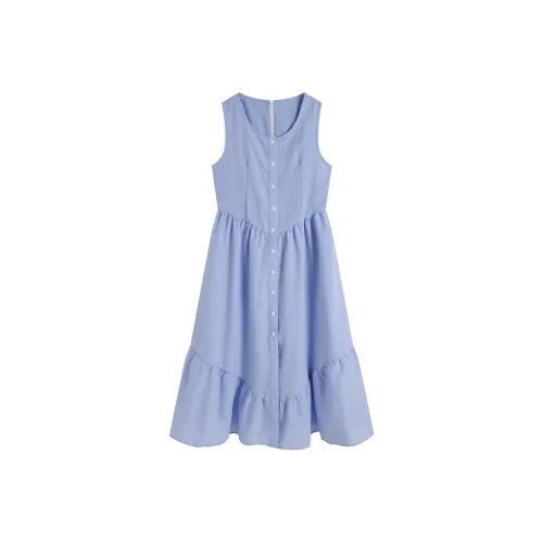 MIGU Blue Женские Платья без рукавов