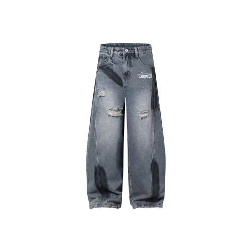 SOIE Джинсы унисекс с цветовым блокированием