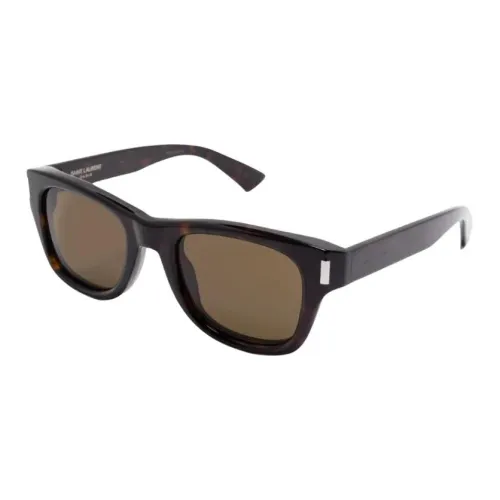 SAINT LAURENT Ацетат Квадратные Солнцезащитные очки Мужские Черепаховый цвет