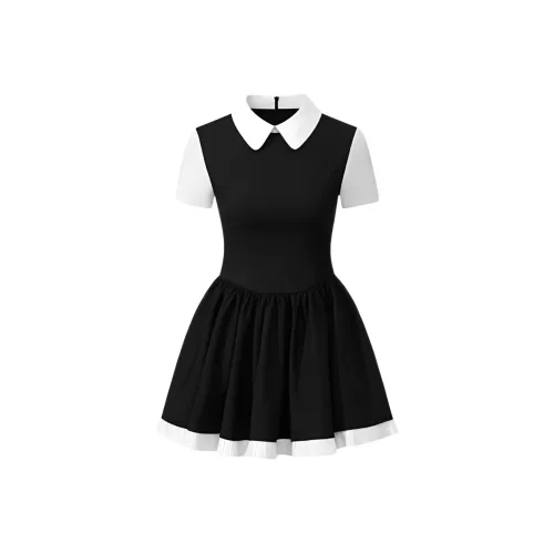 FINDSME GAGA Короткий рукав Платье Женское