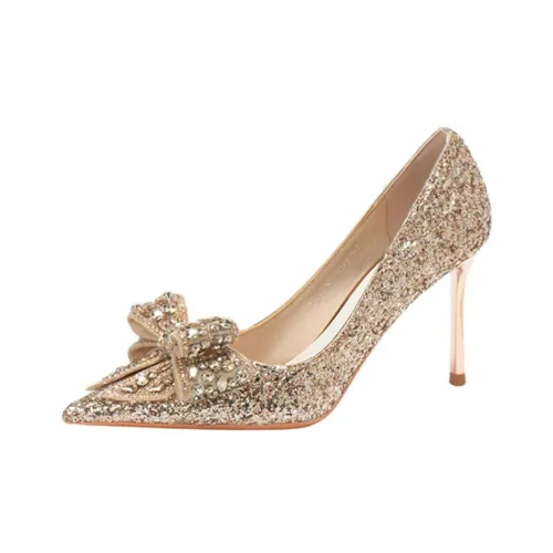 Lanza Низкий каблук Высокие каблуки Женские Золото