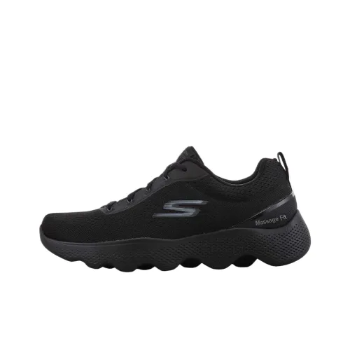 Skechers Go Walk Massage Fit Амортизация Низкий Топ Повседневная Обувь Мужская Черная