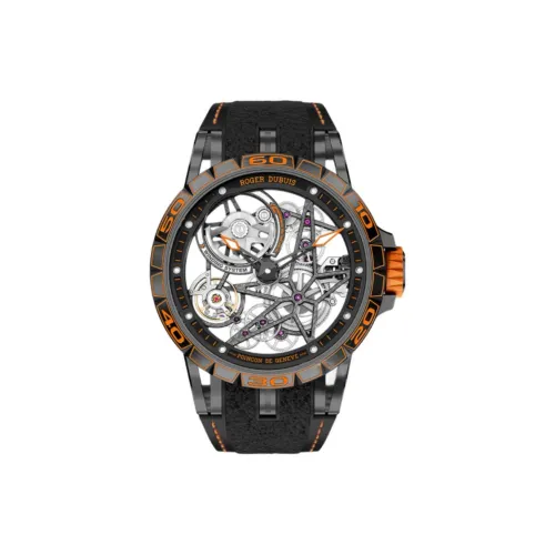 Roger Dubuis Kings Series Автоматический Механический Часы Мужские 45 мм Черепный Циферблат
