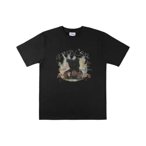 Ambler Черная Унисекс Футболка