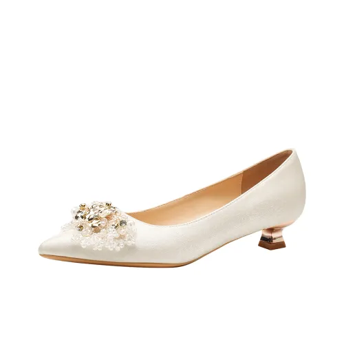 GOSO Грубый каблук Высокие каблуки Женские Абрикос