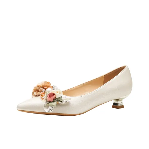 GOSO Грубый каблук Высокие каблуки Женские Абрикос