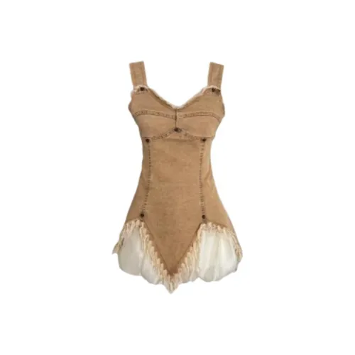 EMDPN Хаки Женские Слиплатья