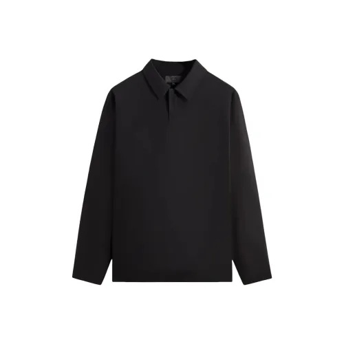 KITH Collaboration SS24 Весенняя серия II Черное мужское поло