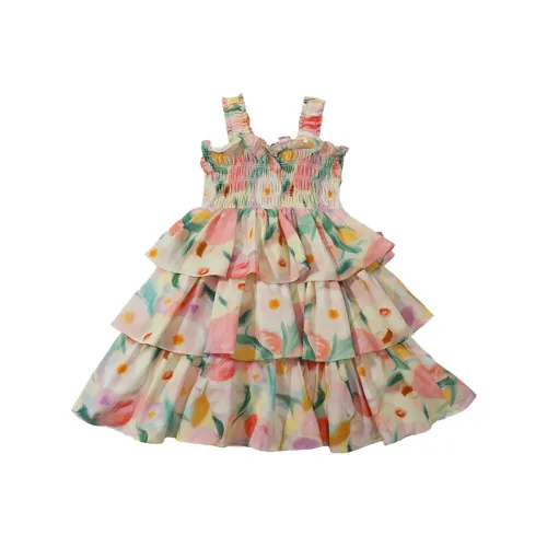 Rindu Платье Лето Дети Возраст 3-7 лет