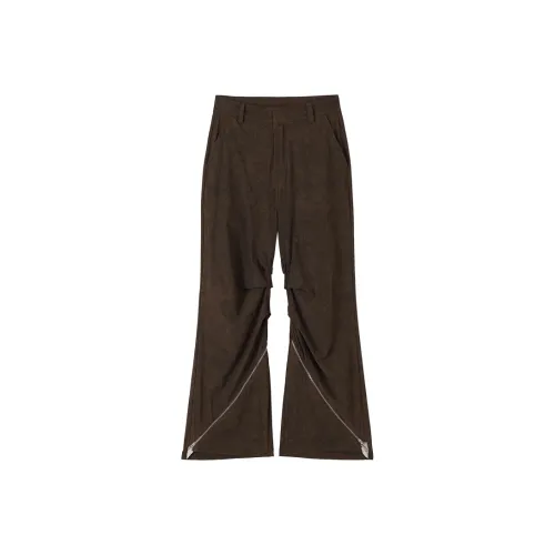 CONP Коричневые унисекс повседневные брюки