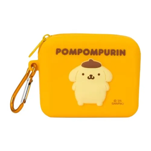Sanrio Pudding Dogs Silicone Coin Purse Mini Women's Yellow Санрио Пудинг Собаки Силиконовый Кошелек для монет Мини Женский Желтый