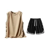 2 пачки (хаки топ + черные шорты)